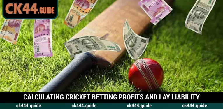Cricket Betting at CK444 – Match Odds and Exchange Betting Guide 3 Know your potential profit and Lay liability before betting