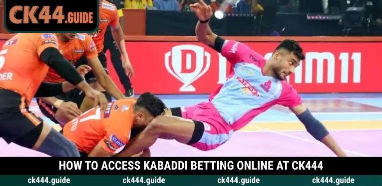 Kabaddi Betting Online at CK444 – Understand the Game and Odds 3 Find Kabaddi matches and review odds on CK444