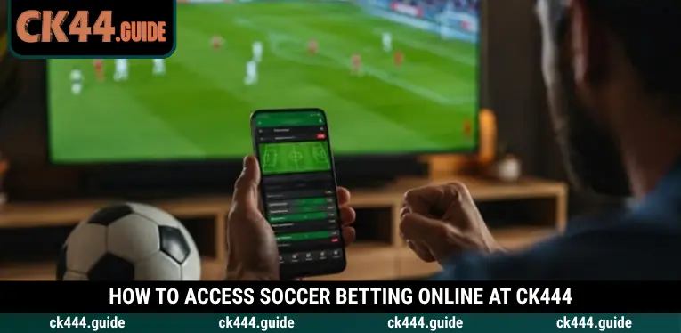 Soccer Betting Online at CK444 – Follow Every Football Moment 3 Find football fixtures, check odds and place bets at CK444