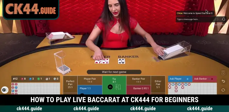 Live Baccarat at CK444 – Master the Rules, Scoring and Betting 2 Learn how to play Live Baccarat at CK444 with ease